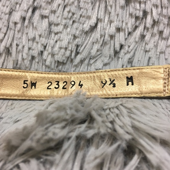 Stuart Weitzman Strappy Bronze Slingback Heels - Picture 3 of 9